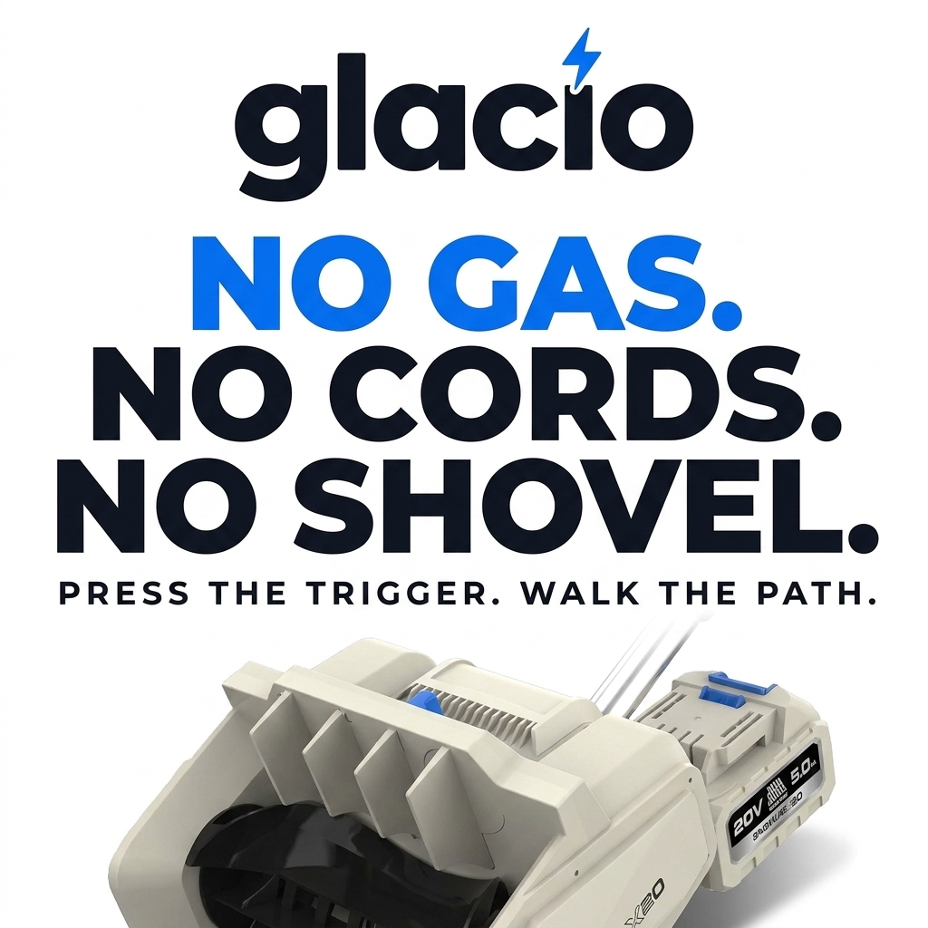 Glacio™ - Cordless 20V Snow Shovel