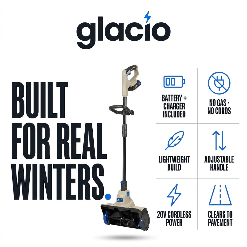 Glacio™ - Cordless 20V Snow Shovel