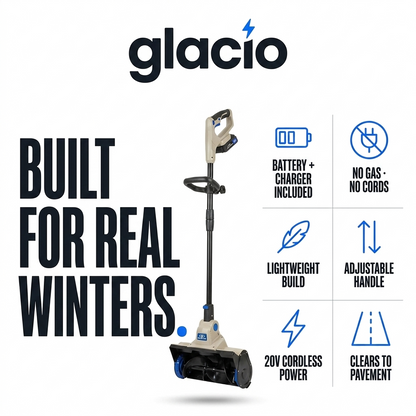 Glacio™ - Cordless 20V Snow Shovel