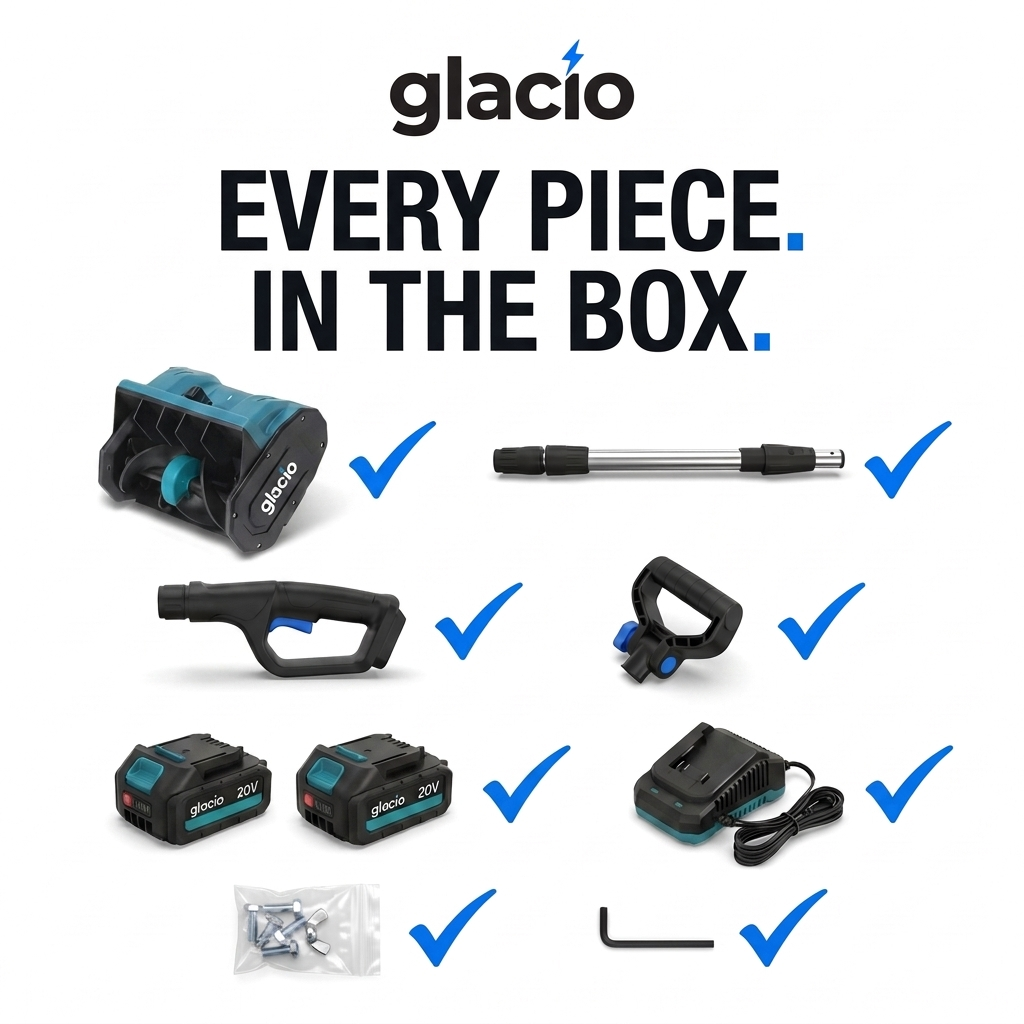 Glacio™ - Cordless 20V Snow Shovel