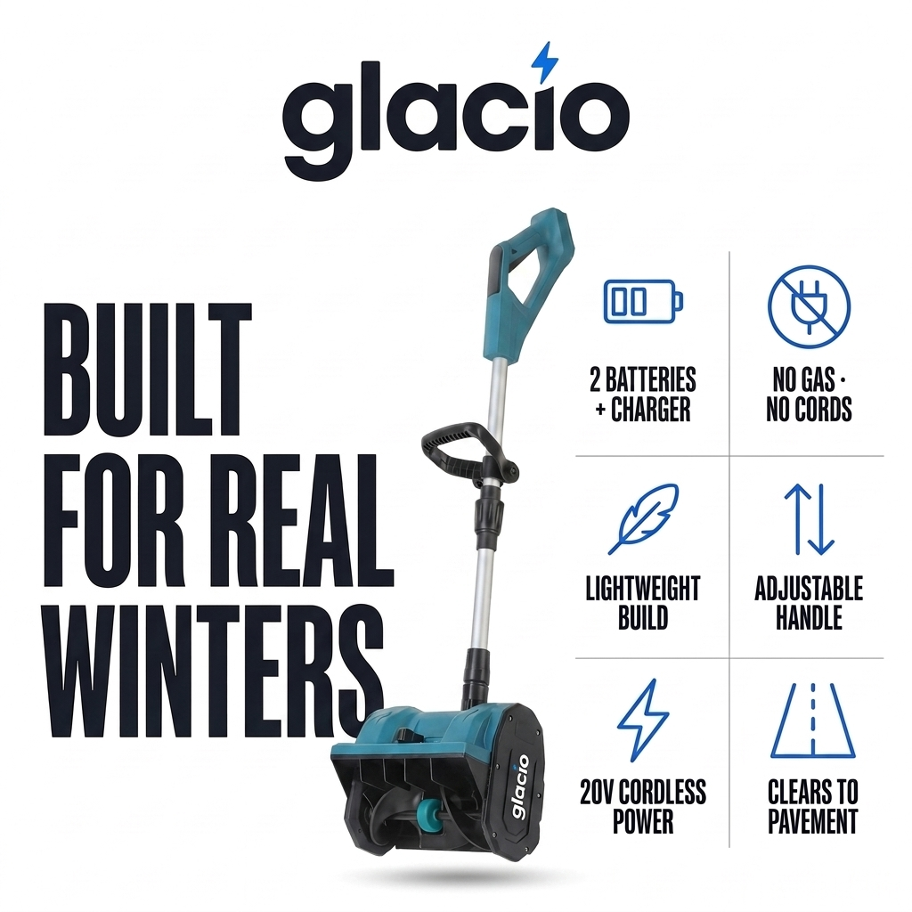 Glacio™ - Cordless 20V Snow Shovel